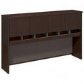 Mocha Cherry 72W 4-Door Office Hutch, Single User