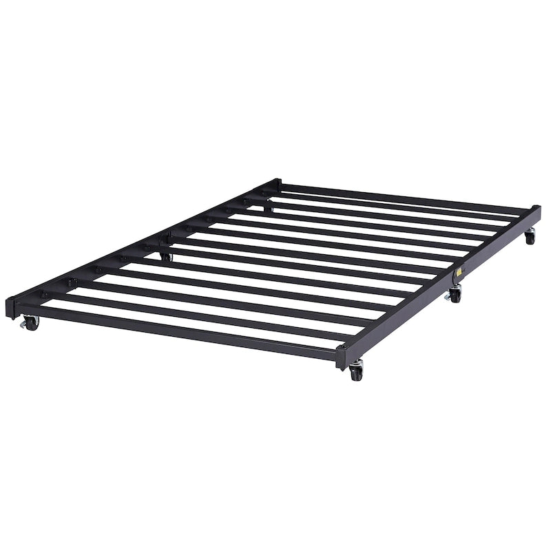 VECELO Twin Trundle Bed Frame Only