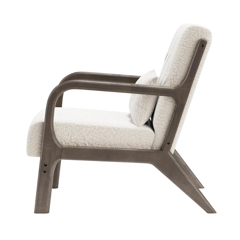 Lounge Accent Chair with Arms | Grey / Black / Brown / Green / White | PU or Velvet | Single