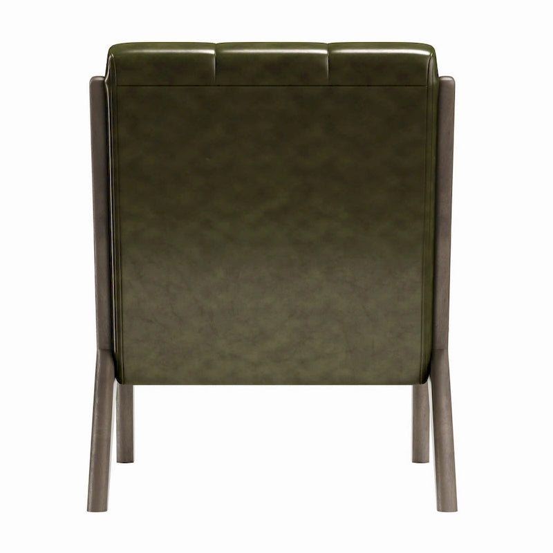 Lounge Accent Chair with Arms | Grey / Black / Brown / Green / White | PU or Velvet | Single