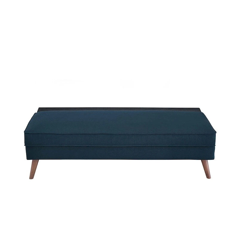 White/Azure/Beige/Teal/Gray Fabric Sofa, 2-Seater