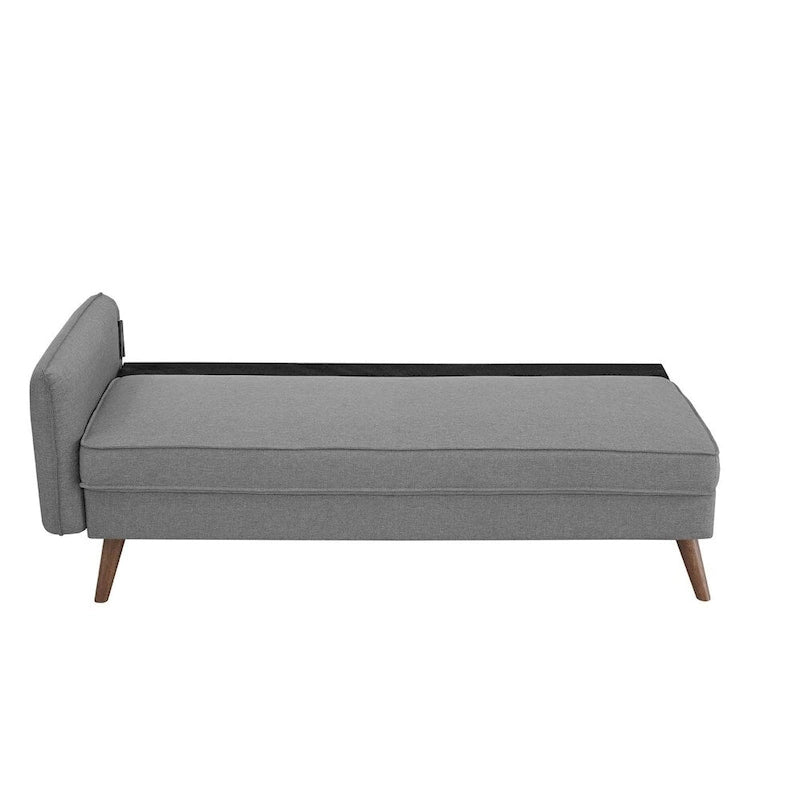 White/Azure/Beige/Teal/Gray Fabric Sofa, 2-Seater