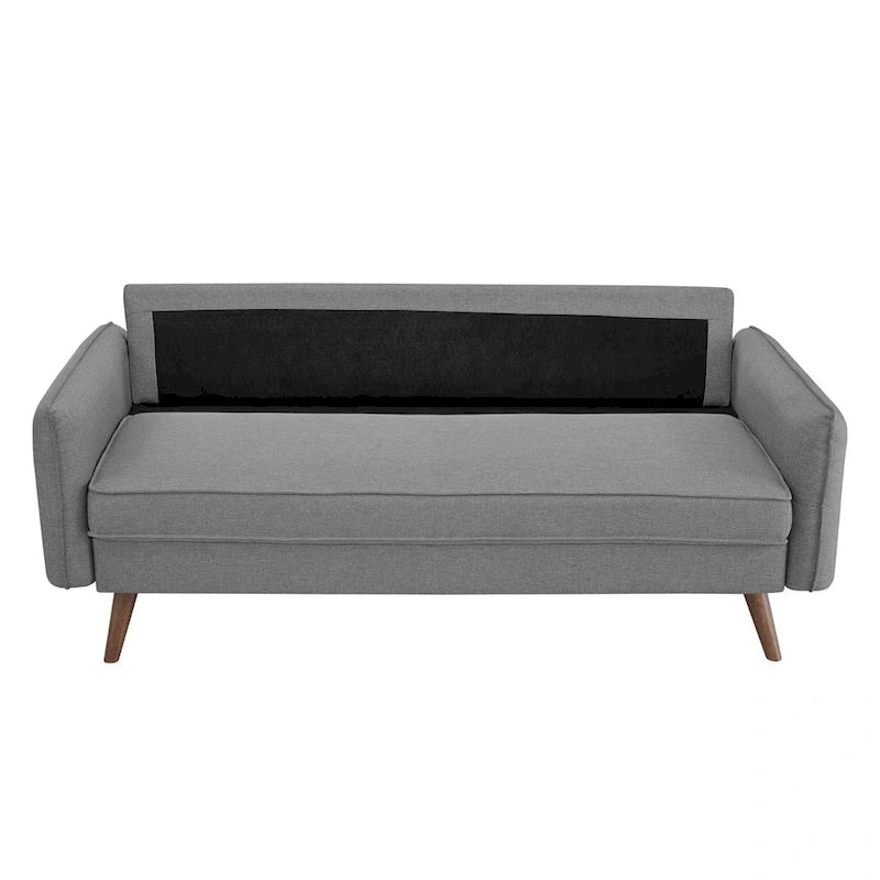 White/Azure/Beige/Teal/Gray Fabric Sofa, 2-Seater
