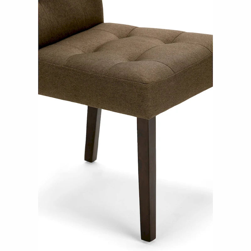 Tufted Faux Leather Parson Dining Chair, Set of 2 – Multiple Colors