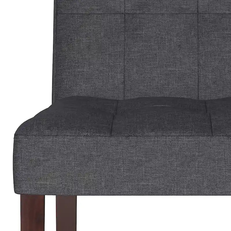 Tufted Faux Leather Parson Dining Chair, Set of 2 – Multiple Colors