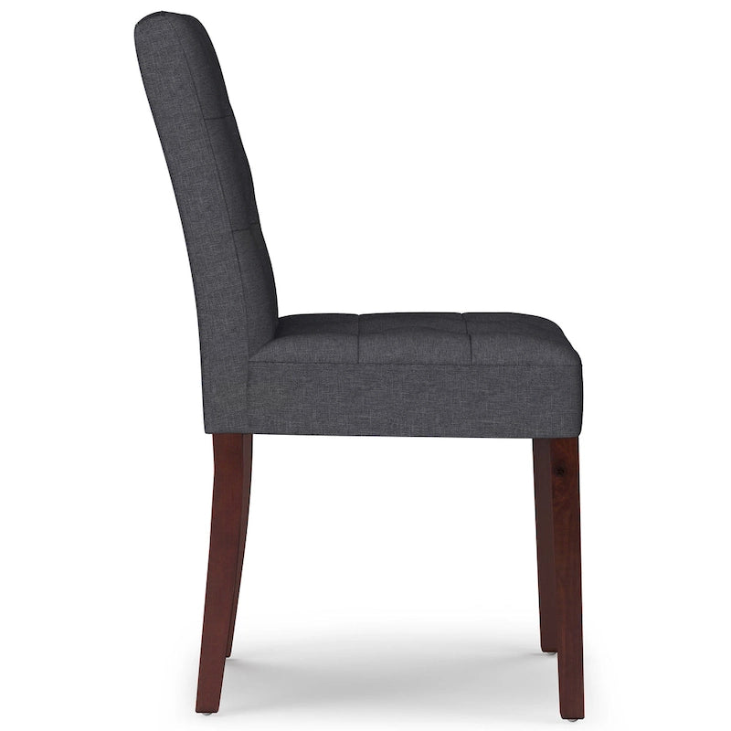 Tufted Faux Leather Parson Dining Chair, Set of 2 – Multiple Colors