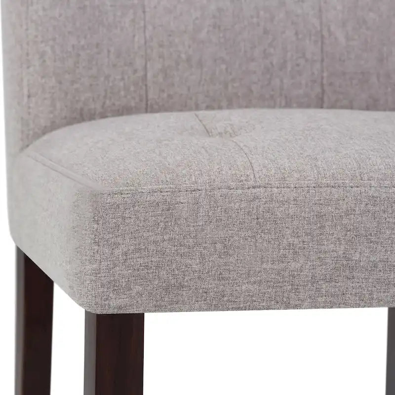 Tufted Faux Leather Parson Dining Chair, Set of 2 – Multiple Colors