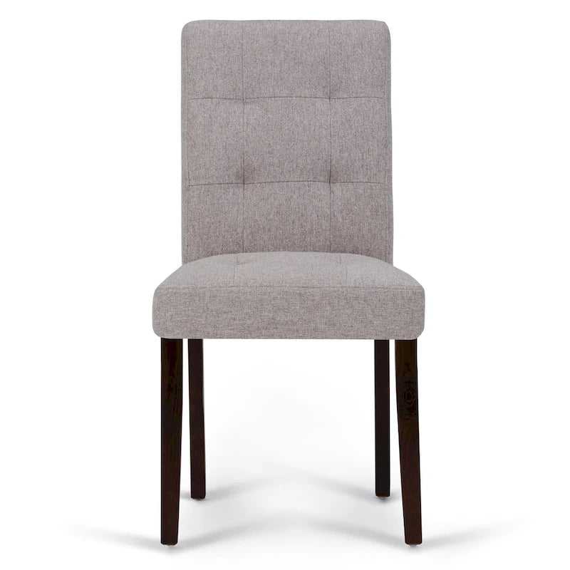 Tufted Faux Leather Parson Dining Chair, Set of 2 – Multiple Colors