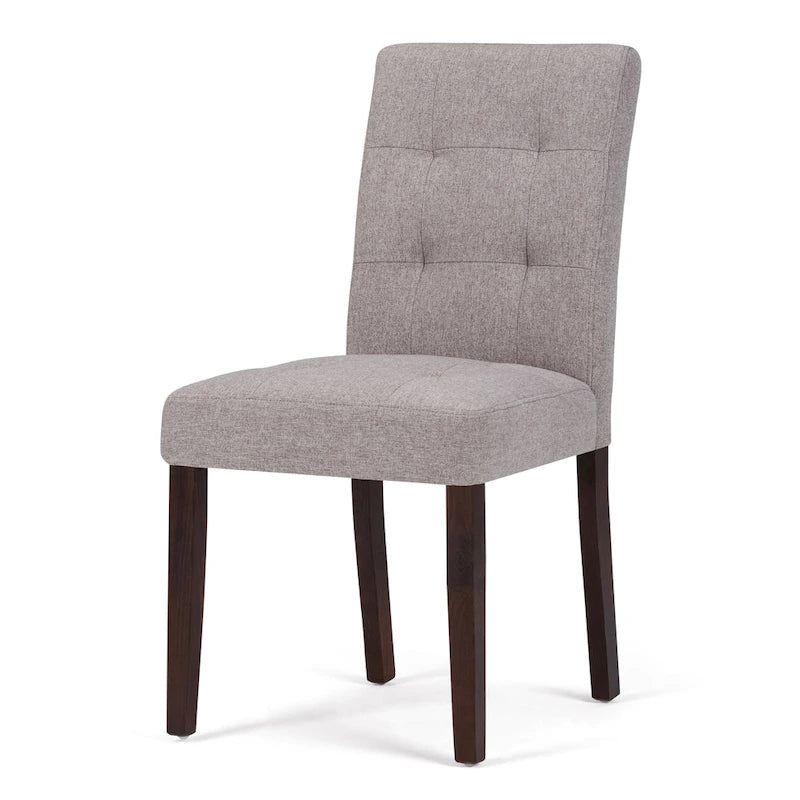 Tufted Faux Leather Parson Dining Chair, Set of 2 – Multiple Colors