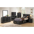 Twin Storage Platform Bed with 6 Drawers (Black / Cherry / Cappuccino / Grey / White) – Sleeps 1