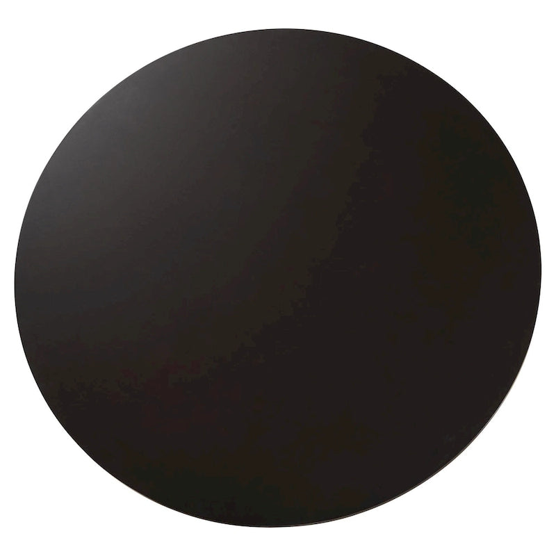 Grey / Dark Brown Modern Round Dining Set – 5-Seat or 7-Seat