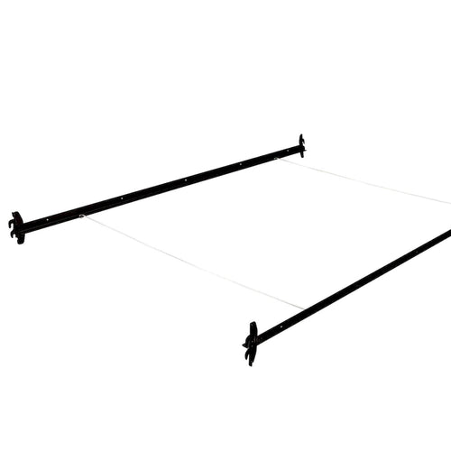 Black Metal Hook-On Bed Rails, Twin/Full