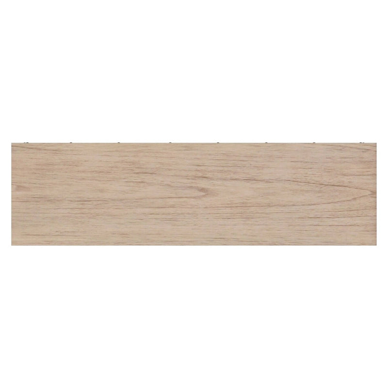 8-Drawer Wood Dresser – Desert Sand / Black Cane