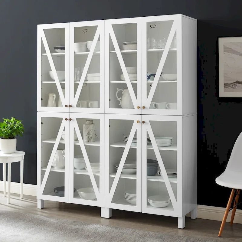 Crosley Cassai 2Pc Storage Pantry Set