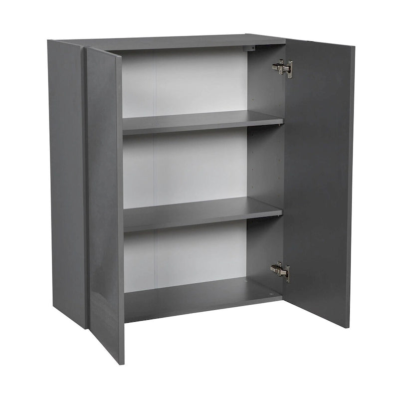 33 x 36 Wall Cabinet-Double Door-Grey - 33 x 36 x 12