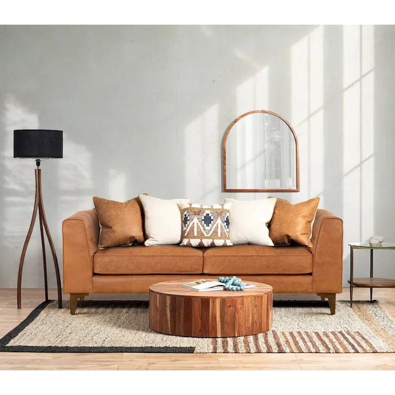  Essex 74 Apartment Sofa - Full Grain Genuine Italian Leather