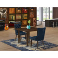  Kitchen Table Set Consists of a Rectangle Dining Table and Parson Chairs, Mahogany (Pieces Options)