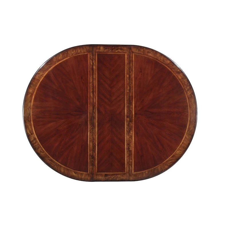 Cherry Oval Double Pedestal Traditional Dining Set, Up to 8-Piece