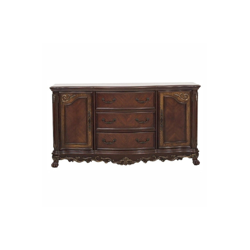 Cherry Oval Double Pedestal Traditional Dining Set, Up to 8-Piece