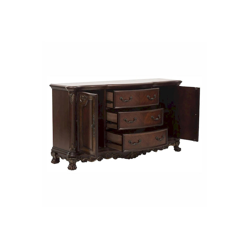 Cherry Oval Double Pedestal Traditional Dining Set, Up to 8-Piece