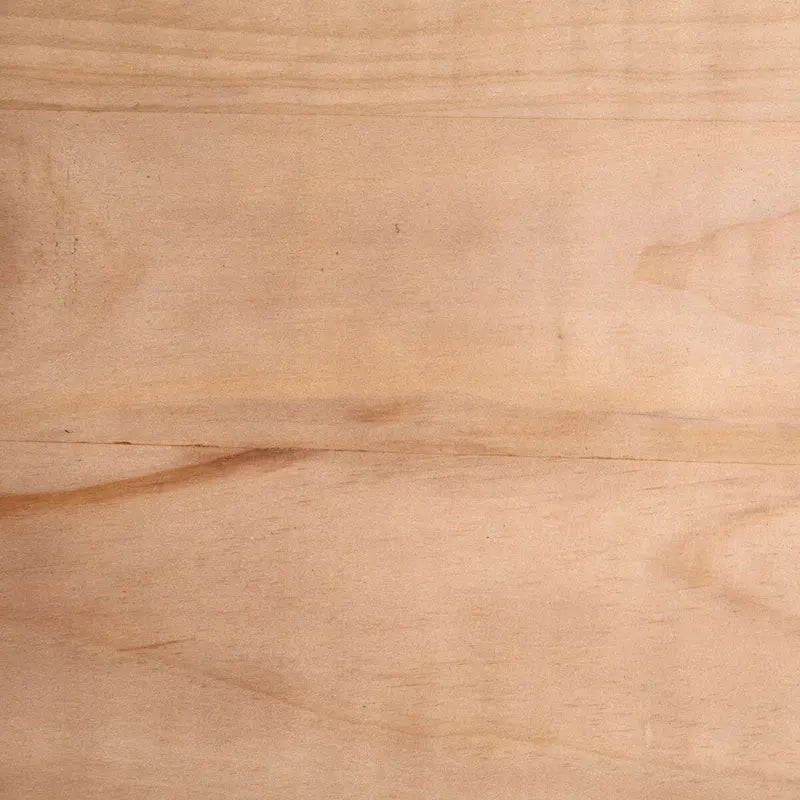 Natural Round Hourglass Coffee Table, Wood Top