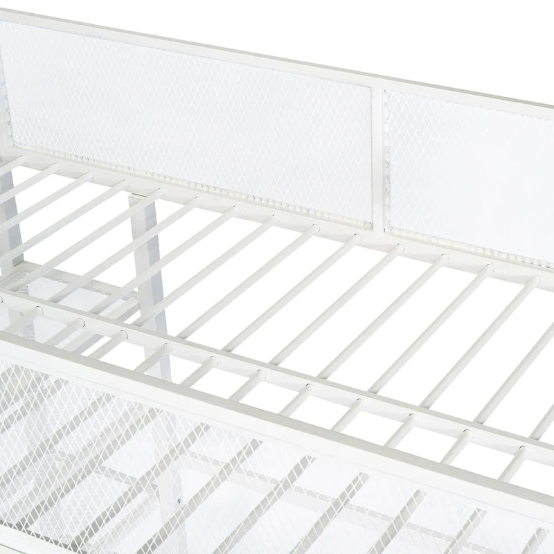 White Modern Style Multi-functional Loft Bed