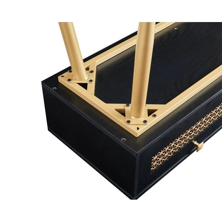 41.9 Wood 2-Drawer Entryway Console Table