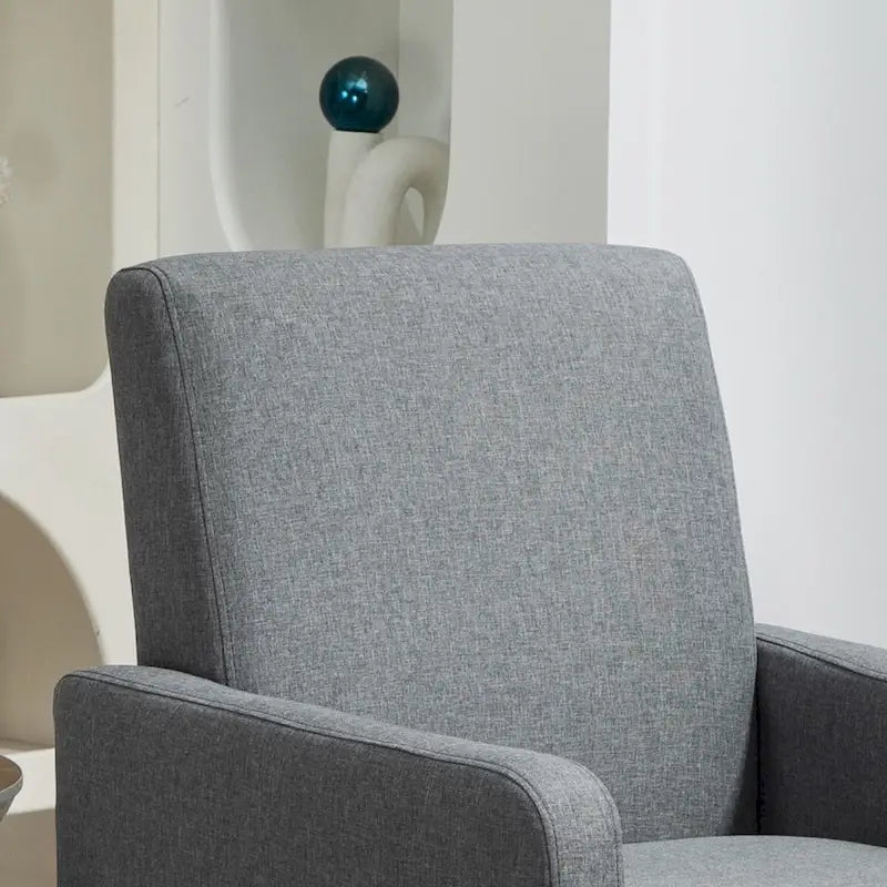 Minimalist Accent Armchair, Upholstered, Single Seat – Multiple Colors
