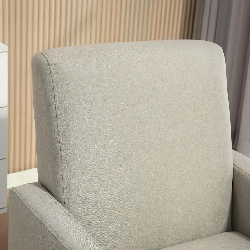 Minimalist Accent Armchair, Upholstered, Single Seat – Multiple Colors